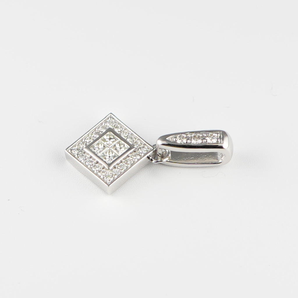 ペンダントトップ Pt900 ダイヤモンド付 (Type-PR)