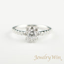 リング Pt900 ダイヤ付 (Type-SF)