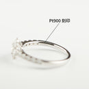 リング Pt900 ダイヤ付 (Type-SF)