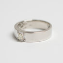 リング Pt900 ダイヤ付 (Type-SK)