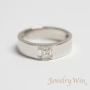 リング Pt900 ダイヤ付 (Type-SK)
