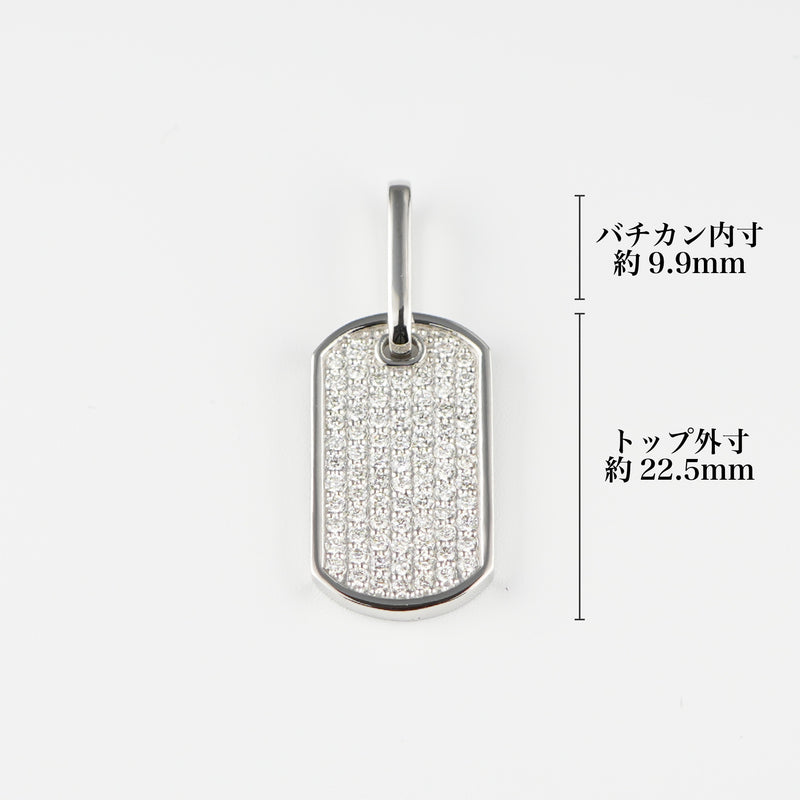 ペンダントトップ Pt900 ダイヤ付 (Type-DG)