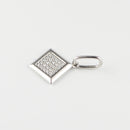 ペンダントトップ Pt900 ダイヤ付 (Type-SQ)