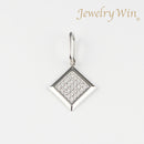 ペンダントトップ Pt900 ダイヤ付 (Type-SQ)