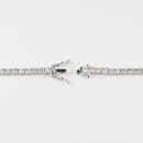 ダイヤモンドテニス ネックレス ストレート Pt900枠/Pt850(金具部分一部) 幅約3.1mm 45cm トータル10.00ct カラー:F〜H クラリティ:VS-2〜SI-2 カット:VG〜G ※ダイヤモンドのグレードは目安となります※