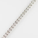 ダイヤモンドテニス ブレスレット ストレート Pt900枠/Pt850(金具部分一部) 幅約4.6mm 18cm トータル10.04ct カラー:H〜I クラリティ:VS-2 カット:VG ※ダイヤモンドのグレードは目安となります※
