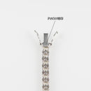 ダイヤモンドテニス ブレスレット ストレート Pt900枠/Pt850(金具部分一部) 幅約4.6mm 18cm トータル10.04ct カラー:H〜I クラリティ:VS-2 カット:VG ※ダイヤモンドのグレードは目安となります※