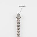 ダイヤモンドテニス ブレスレット ストレート Pt900枠/Pt850(金具部分一部) 幅約4.6mm 18cm トータル10.04ct カラー:H〜I クラリティ:VS-2 カット:VG ※ダイヤモンドのグレードは目安となります※