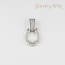 ペンダントトップ Pt950 ダイヤ付 (Type-KD) 小