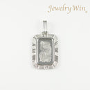 ペンダントトップ Pt999.5 フォルトゥナインゴット 5g Pt900 枠付 (Type-RM)