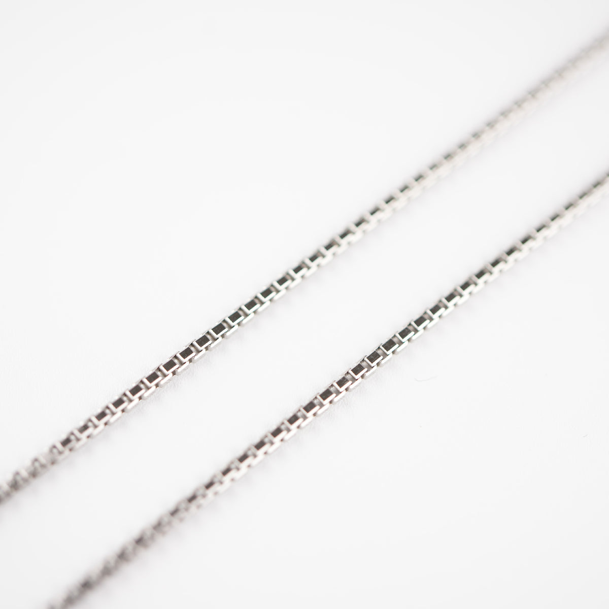 ベネチアンチェーン ネックレス Pt850 幅1.5mm 55cm ※スライド 