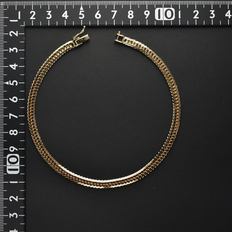 K18 アンクレット(約5.5cm) 喜平 アンクレット K18 トリプル Mカット 16g 26cm 造幣局検定マーク