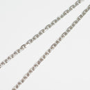 カット小豆チェーン ネックレス Pt850 幅3.3mm 0.93φ 45cm