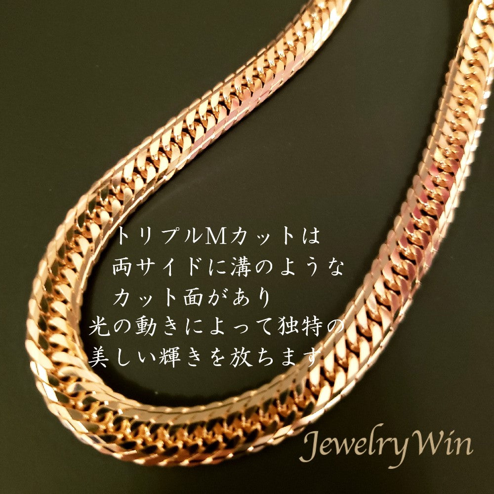 特価低価 喜平 ネックレス K18 トリプル Mカット 55g 55cm 造幣局検定付の通販 by jewelry win's shop｜ラクマ 