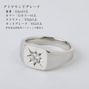 リング 印台(小) Pt900 0.2ct以上 ダイヤ付