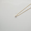 ダイヤモンドプチネックレス K18 0.5ct K18 チェーン