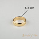 リング 甲丸リング K18 幅6.0mm ※他サイズは要お問い合わせ