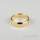 リング 甲丸リング K18 幅6.0mm ※他サイズは要お問い合わせ