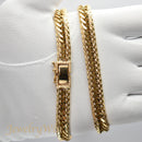 【要お問い合わせ】喜平 ネックレス K18 トリプル 12面 100g 50cm (出来上がり重量約95g前後) 造幣局検定マーク(ホールマーク)刻印入りベース アフターダイヤ留め加工(1コマ4pc留め)