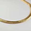 【要お問い合わせ】喜平 ネックレス K18 トリプル 12面 100g 50cm (出来上がり重量約95g前後) 造幣局検定マーク(ホールマーク)刻印入りベース アフターダイヤ留め加工(1コマ4pc留め)