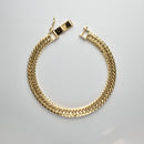 【要お問い合わせ】喜平 ブレスレット K18 トリプル 12面 30g 20cm (出来上がり重量約28g前後) 造幣局検定マーク(ホールマーク)刻印入りベース アフターダイヤ留め加工(1コマ6pc留め)