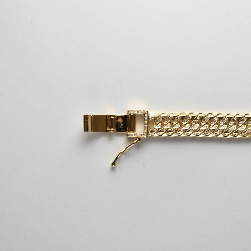 【要お問い合わせ】喜平 ネックレス K18 Dトリプル(ダイヤ付) 6pc 12面 100g 50cm ベース (出来上がり重量約95g前後) 造幣局検定マーク(ホールマーク)刻印入り
