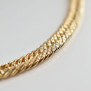 【要お問い合わせ】喜平 ネックレス K18 トリプル 8面 83g 50cm (出来上がり重量約77g前後) 造幣局検定マーク(ホールマーク)刻印入りベース アフターダイヤ留め加工(1コマ6pc留め)