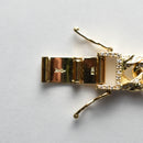 【要お問い合わせ】喜平 ネックレス K18 トリプル 8面 125g 50cm (出来上がり重量約119g前後) 造幣局検定マーク(ホールマーク)刻印入りベース アフターダイヤ留め加工(1コマ6pc留め)