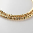 【要お問い合わせ】喜平 ブレスレット K18 トリプル 8面 30g 18cm (出来上がり重量約28g前後) 造幣局検定マーク(ホールマーク)刻印入りベース アフターダイヤ留め加工(1コマ4pc留め)