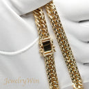 【要お問い合わせ】喜平 ネックレス K18 トリプル 8面 100g 50cm (出来上がり重量約96g前後) 造幣局検定マーク(ホールマーク)刻印入り ※平カットベース アフターダイヤ留め加工(1コマ4pc留め)