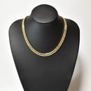 【要お問い合わせ】喜平 ネックレス K18 トリプル 8面 100g 50cm (出来上がり重量約96g前後) 造幣局検定マーク(ホールマーク)刻印入り ※平カットベース アフターダイヤ留め加工(1コマ4pc留め)