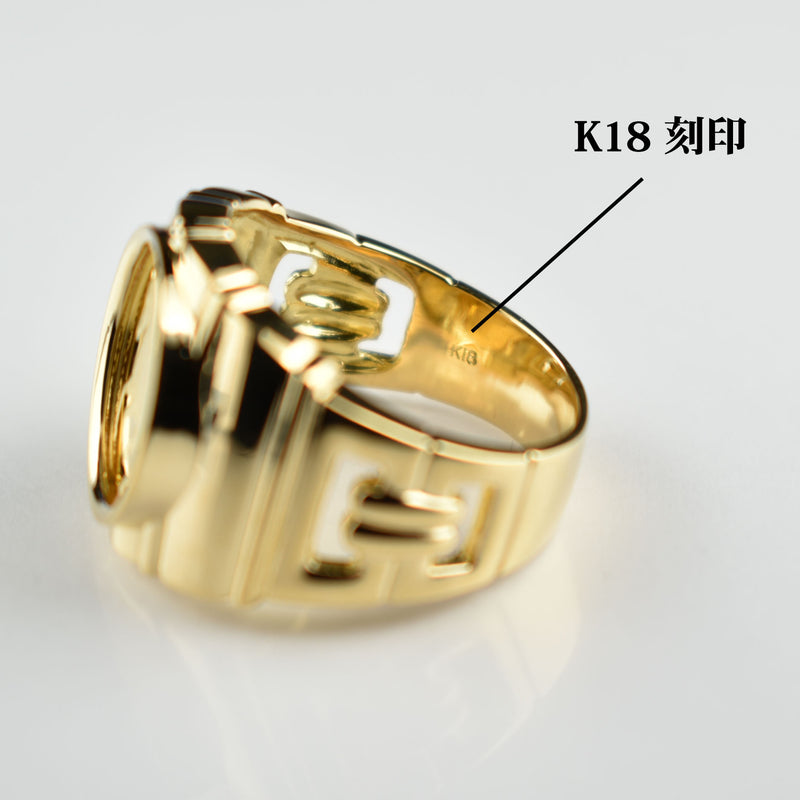 リング K18 K24 コイン 1/25oz (Type-SH) ※入荷待ち