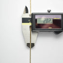 カット小豆チェーン ネックレス K18 幅2.0mm 0.6φ 45cm