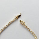 ダイヤモンドテニスブレスレット ストレート K18枠 幅2.6mm 18cm トータル3.00ct カラー:G クラリティ:SI-1 カット:VG ※ダイヤモンドのグレードは目安となります※