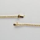 ダイヤモンドテニスネックレス ストレート K18枠 幅2.3mm 45cm トータル5.015ct カラー:H クラリティ:VS-1〜VS-2 カット:VG ※ダイヤモンドのグレードは目安となります※