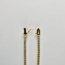 ダイヤモンドテニスネックレス ストレート K18枠 幅2.3mm 45cm トータル5.015ct カラー:H クラリティ:VS-1〜VS-2 カット:VG ※ダイヤモンドのグレードは目安となります※