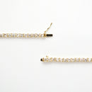 ダイヤモンドテニスネックレス ストレート K18枠 幅3.2mm 50cm トータル15.07ct カラー:J クラリティ:VS-1〜SI-1 カット:VG ※ダイヤモンドのグレードは目安となります※