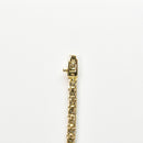 ダイヤモンドテニスブレスレット ストレート K18枠 幅3.3mm 20cm トータル5.34ct カラー:G クラリティ:VS-2〜SI-1 カット:VG ※ダイヤモンドのグレードは目安となります※