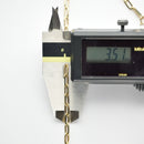 クリップチェーン ネックレス K18 幅3.5mm 45cm