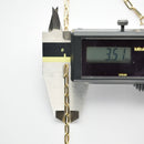 クリップチェーン ネックレス K18 幅3.5mm 60cm