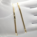 スネークチェーン ネックレス K18 幅3.5mm 50cm