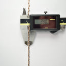 粗目小豆チェーン ネックレス K18 ピンクゴールド 幅3.8mm 1.2φ 50cm