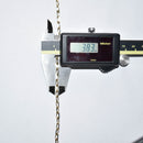 粗目小豆チェーン ブレスレット K18 幅3.8mm 1.2φ 19cm