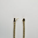 ダイヤモンドテニスネックレス ストレート K18枠 幅3.8mm 50cm トータル20.08ct カラー:K〜L クラリティ:VS-1〜SI-1 カット:EX〜G ※ダイヤモンドのグレードは目安となります※