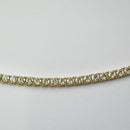 ダイヤモンドテニスネックレス ストレート K18枠 幅3.8mm 50cm トータル20.50ct カラー:I〜K クラリティ:VS-1〜SI-1 カット:VG ※ダイヤモンドのグレードは目安となります※