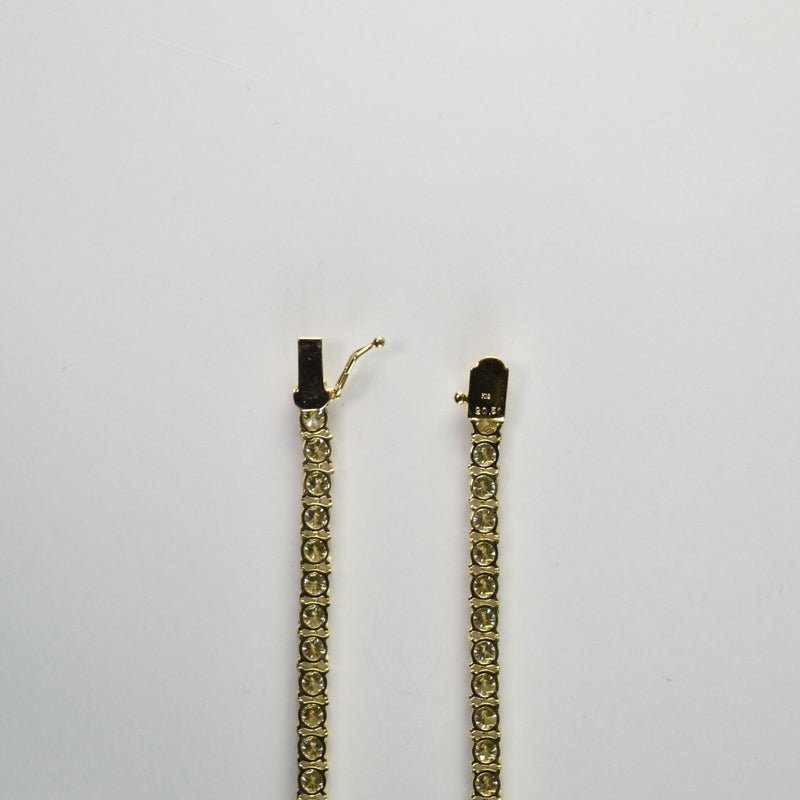 ダイヤモンドテニスネックレス ストレート K18枠 幅3.8mm 50cm トータル20.50ct カラー:I〜K クラリティ:VS-1〜SI-1 カット:VG