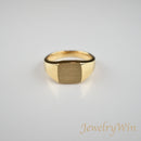 リング 印台 K18 小