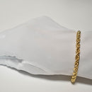 パイプロープ ブレスレット K18 幅5mm 17cm