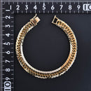 喜平 ブレスレット K18 トリプル Mカット 30g 18cm 造幣局検定マーク(ホールマーク)刻印入り