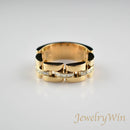 リング K18 ダイヤ付 (Type-CH)